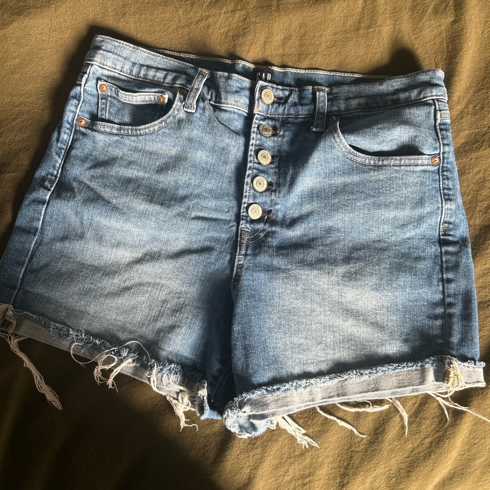Gap High Waisted Denim Shorts